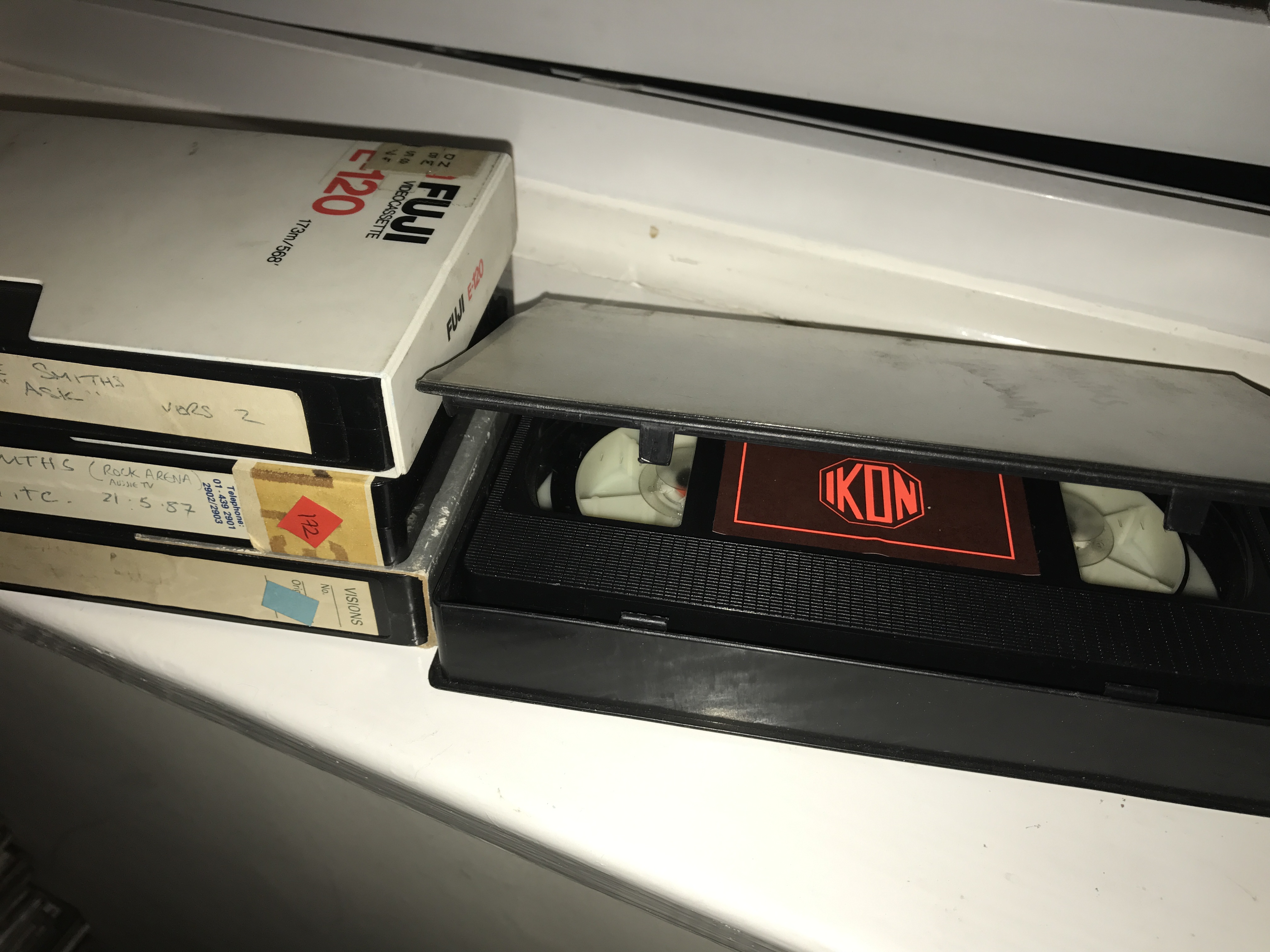 Hacienda 1983 Ikon VHS + other original promotional VHS tapes