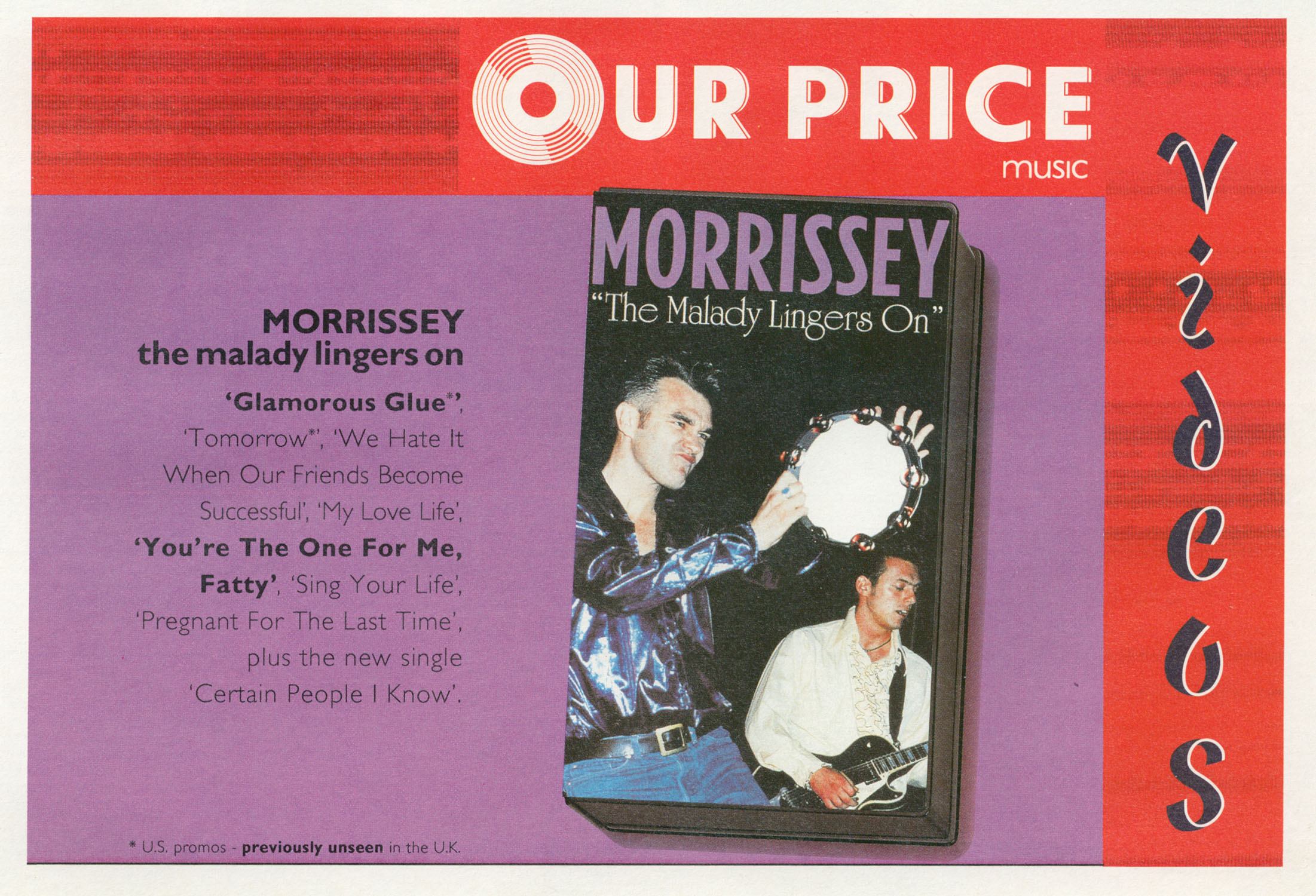Ads, The Malady Lingers On, Morrissey