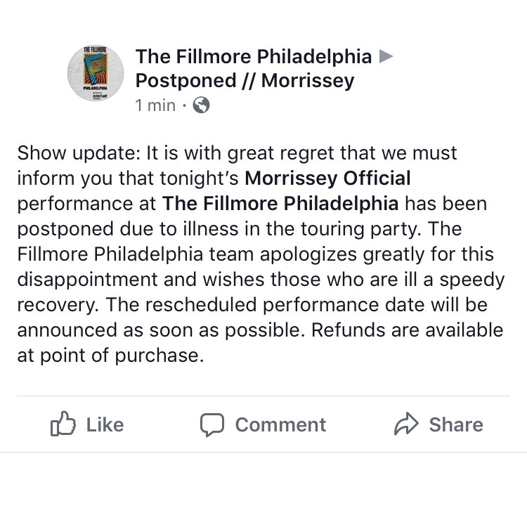 Fillmore_postponed